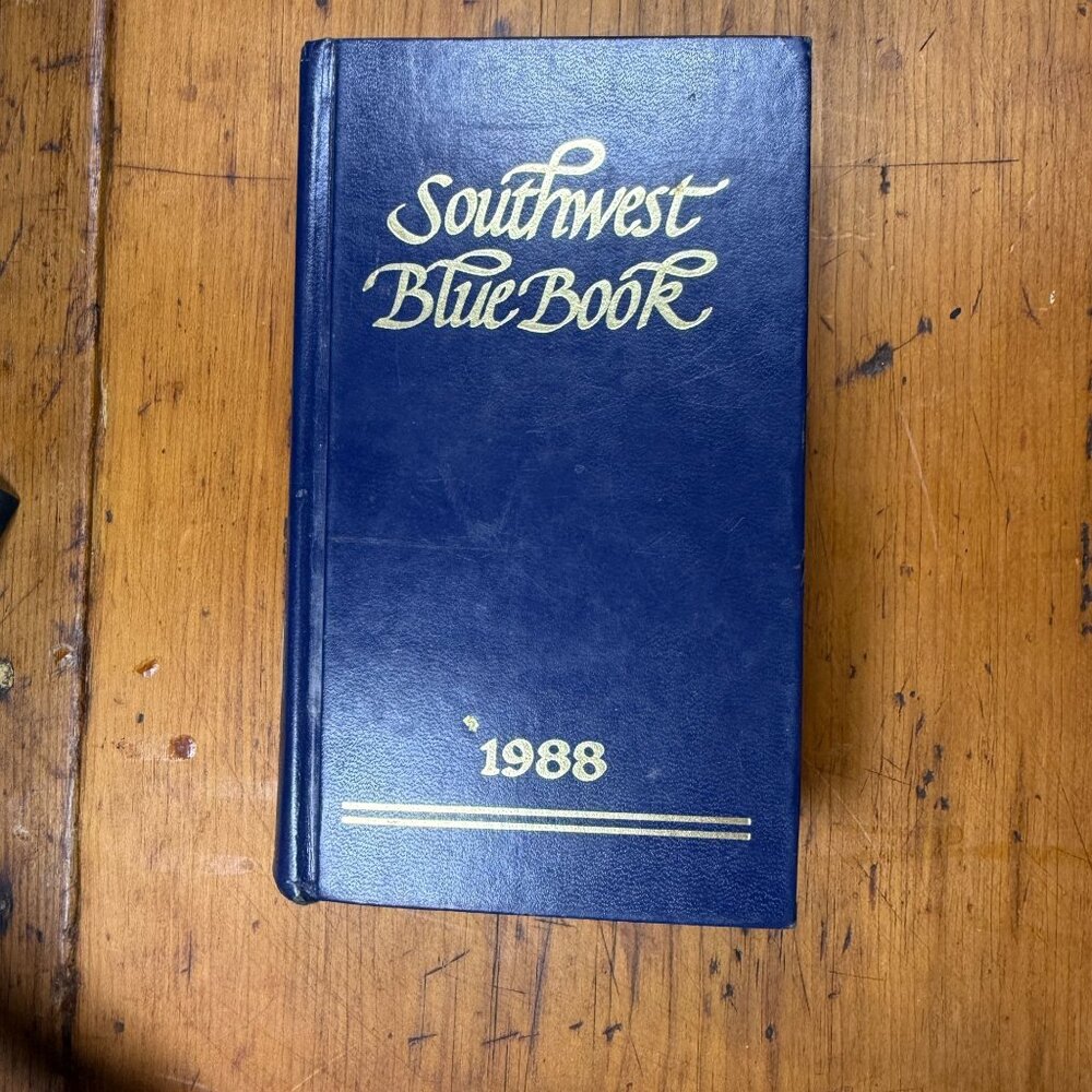Southwest Blue Book 1988 Edition